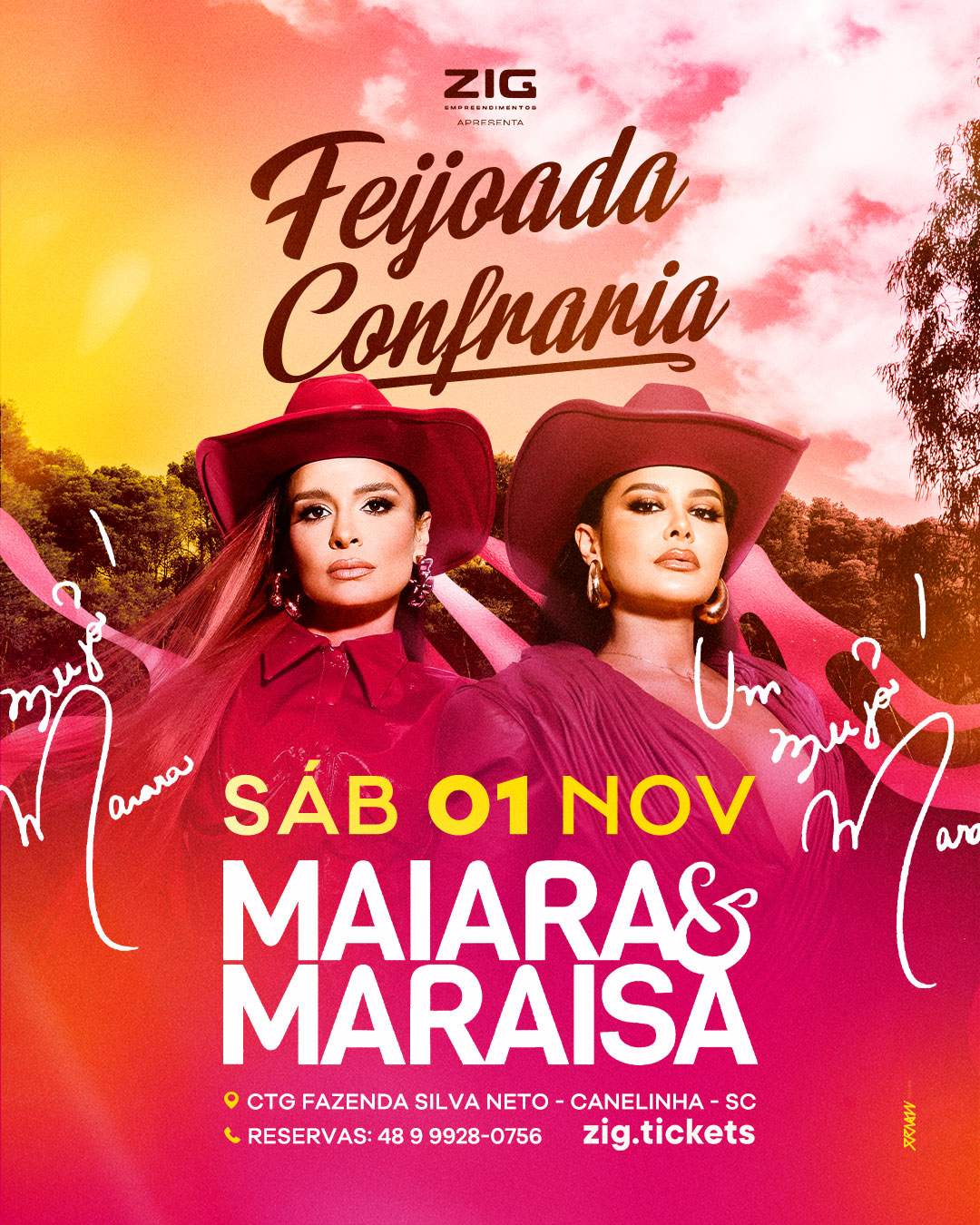 Feijoada Confraria com Maiara & Maraisa em Canelinha