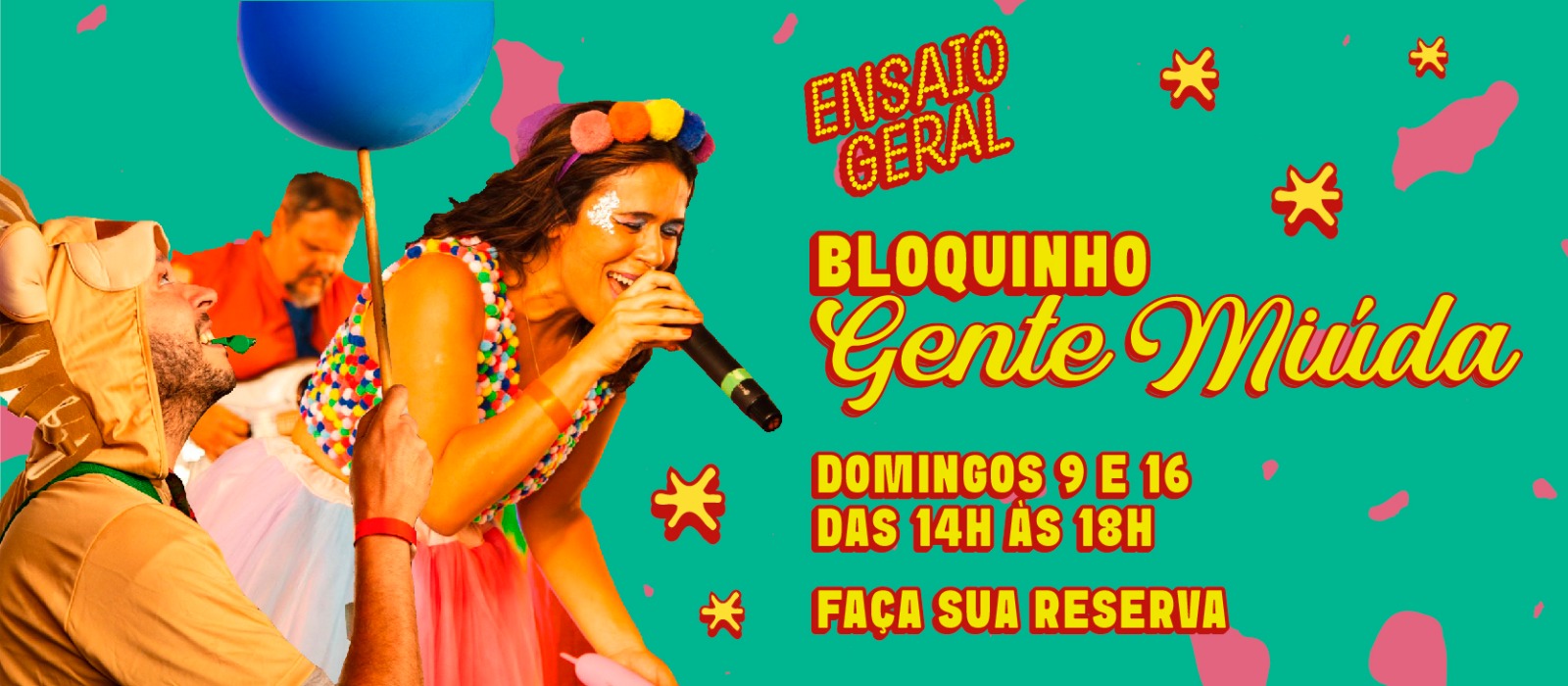 Buy tickets for Ensaio Geral Bloquinho Gente Miúda Carnaval 2025 - 16/ ...