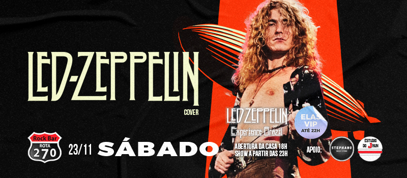 Led Zeppelin Cover no Rota 270 em Cotia - Evento ON